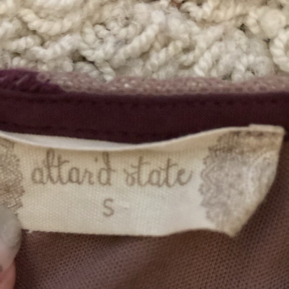 Altar’d State Beautiful plum lace  dress - Picture 5 of 5